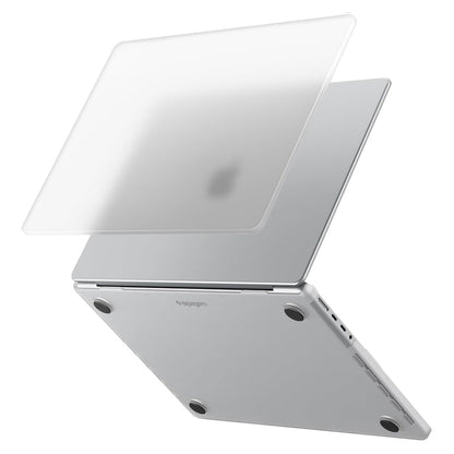 Coque Spigen Airskin pour Apple MacBook Pro 14 pouces (2026) / (2025) / (2023) / (2022) / (2021), Transparente Satinée ACS11528