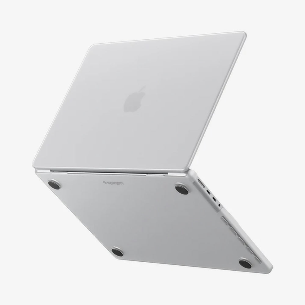 Coque Spigen Airskin pour Apple MacBook Pro 16 pouces (2026) / (2024) / (2023) / (2021), Transparente Satinée ACS11526