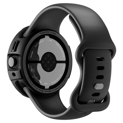 Coque Spigen Liquid Air pour Google Pixel Watch 4 41mm, Noir Mat ACS09483
