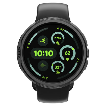 Coque Spigen Liquid Air pour Google Pixel Watch 4 41mm, Noir Mat ACS09483