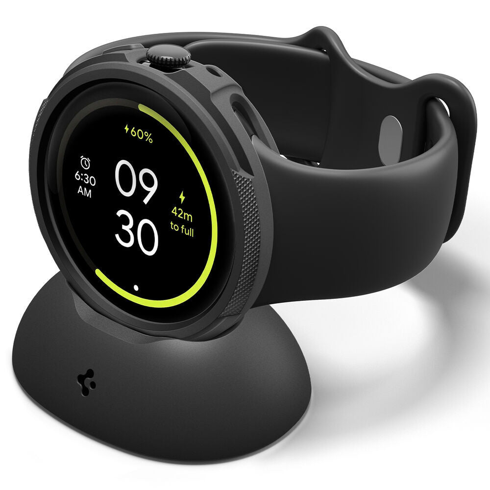 Coque Spigen Liquid Air pour Google Pixel Watch 4 41mm, Noir Mat ACS09483