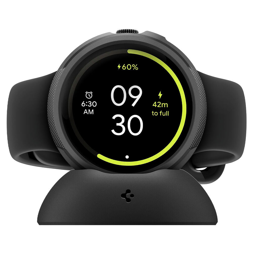 Coque Spigen Liquid Air pour Google Pixel Watch 4 41mm, Noir Mat ACS09483