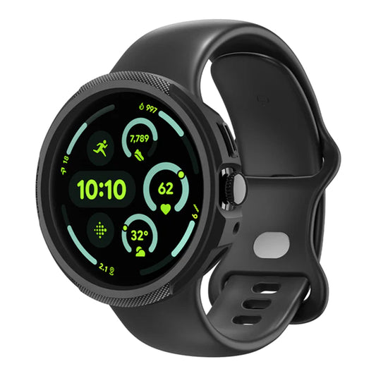 Coque Spigen Liquid Air pour Google Pixel Watch 4 45mm, Noir Mat ACS11222