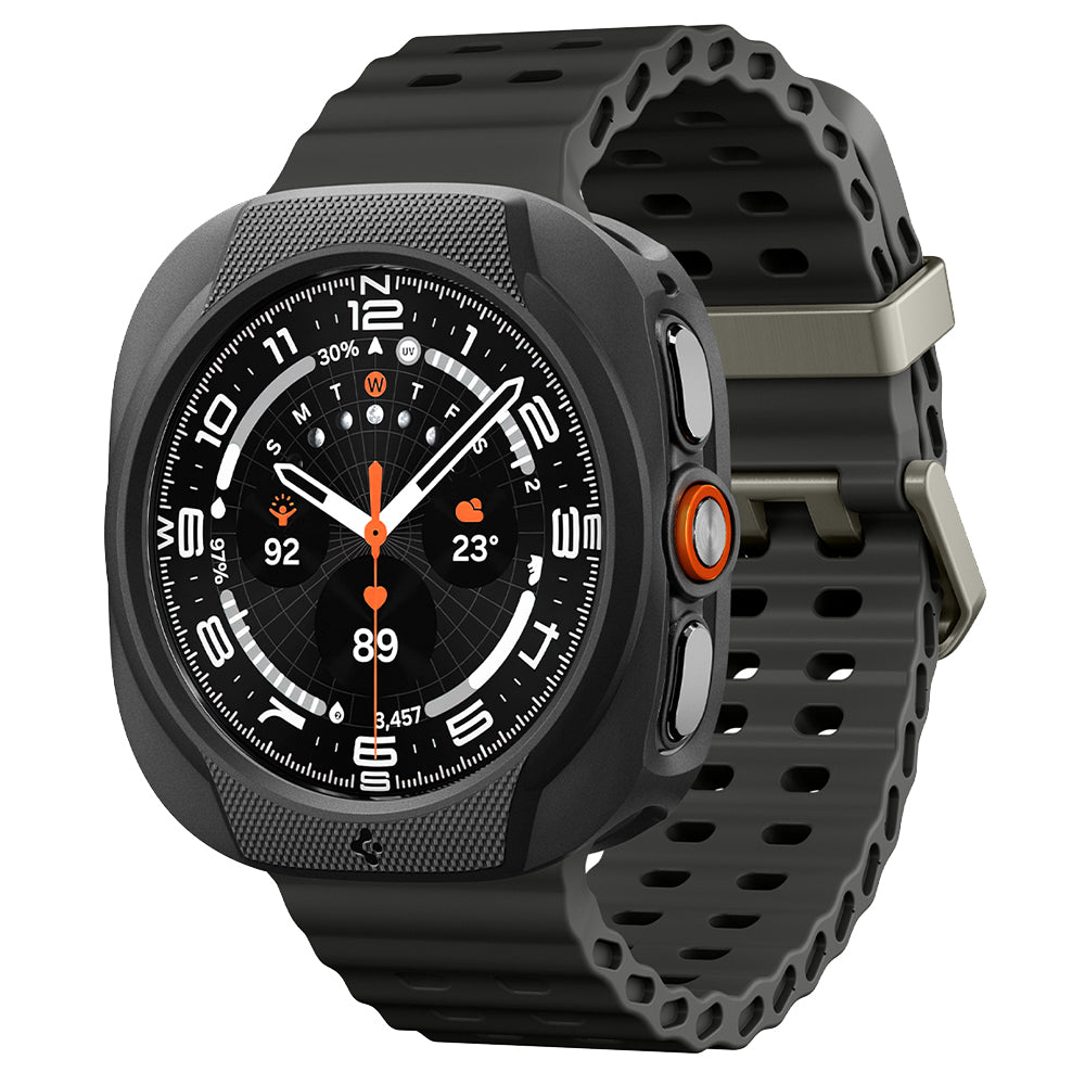 Coque Spigen Liquid Air pour Samsung Galaxy Watch Ultra2, Noir Mat ACS11610