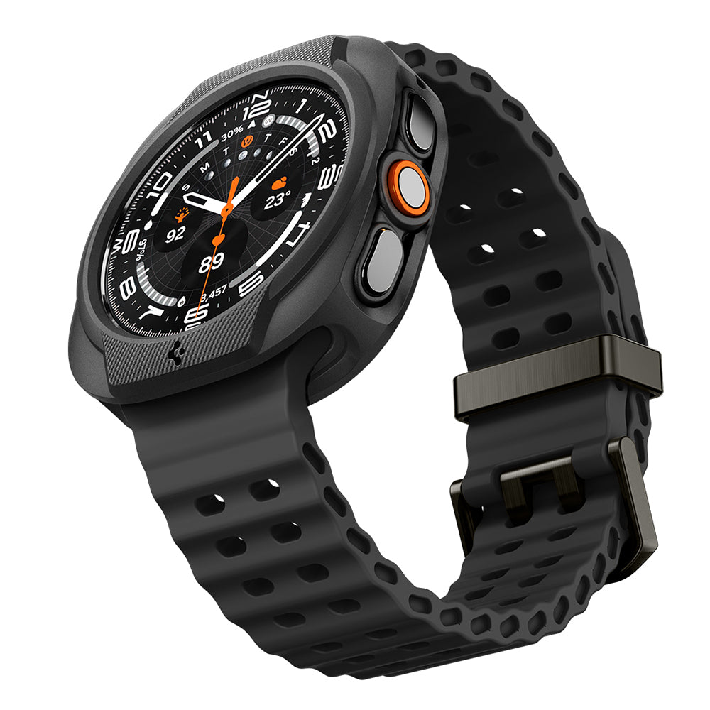 Coque Spigen Liquid Air pour Samsung Galaxy Watch Ultra2, Noir Mat ACS11610