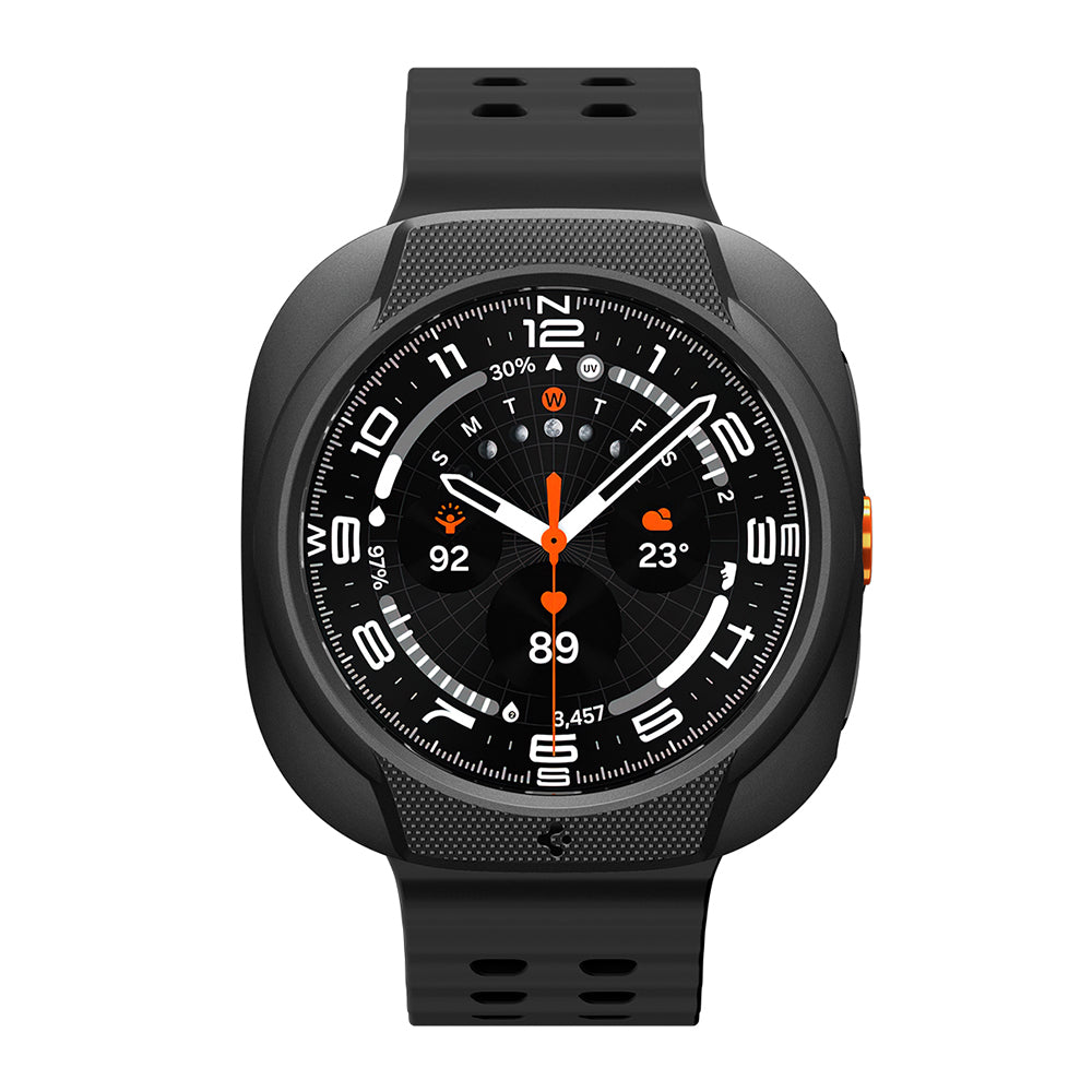Coque Spigen Liquid Air pour Samsung Galaxy Watch Ultra2, Noir Mat ACS11610