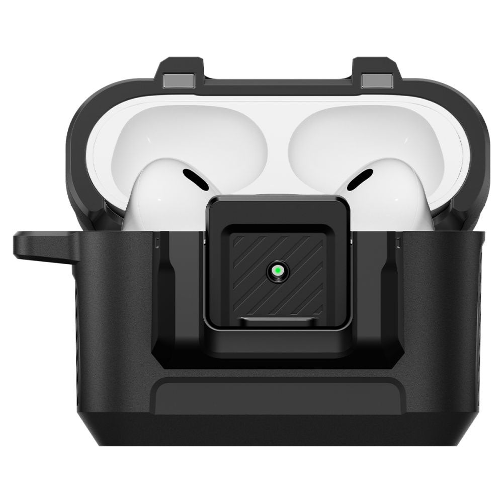 Étui Spigen Lock Fit pour Apple AirPods Pro 3, Noir Mat
