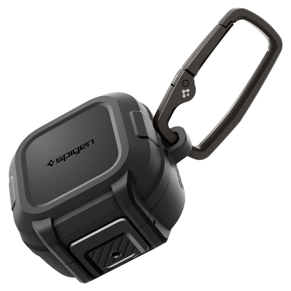 Étui Spigen Lock Fit pour Samsung Galaxy Buds4 / Buds4 Pro, Noir Mat ACS11202