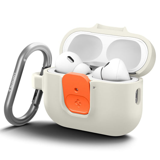 Étui Spigen Nano Pop pour Apple AirPods Pro 3, Beige Orange