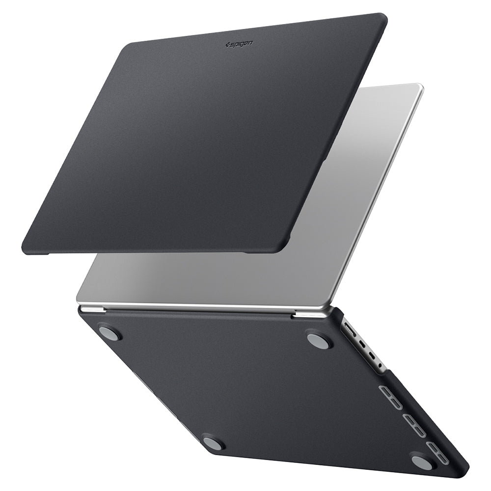 Coque Spigen Nano Pop pour Apple MacBook Pro 16 pouces (2026) / (2024) / (2023) / (2021), Noire ACS11275