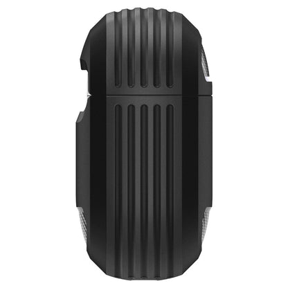 Étui Spigen Rugged Armor pour Apple AirPods 4, Noir Mat