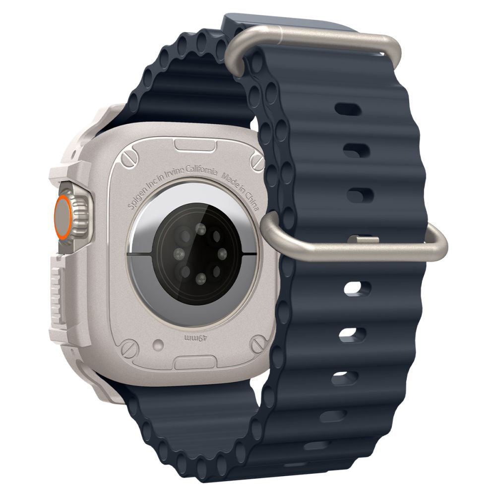 Housse Spigen Rugged Armor pour Apple Watch Ultra Series, Beige ACS07381