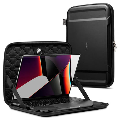 Housse Spigen Rugged Armor pour ordinateur portable 13 pouces - 14 pouces, noire AFA04270