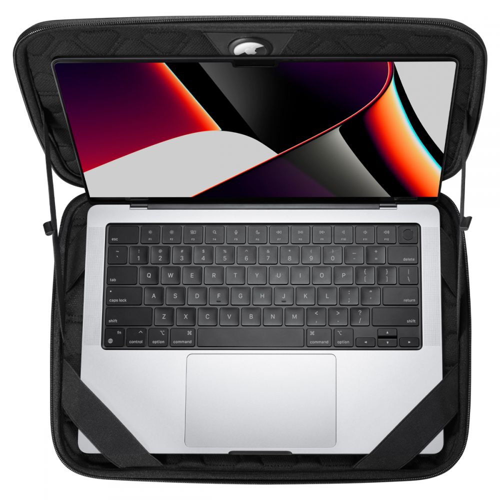 Housse Spigen Rugged Armor pour ordinateur portable 13 pouces - 14 pouces, noire AFA04270