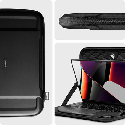 Housse Spigen Rugged Armor pour ordinateur portable 13 pouces - 14 pouces, noire AFA04270