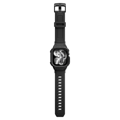 Coque Spigen Rugged Armor Pro pour Apple Watch Series 12 42mm, Noir Mat ACS11883