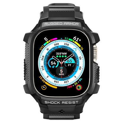 Étui Spigen Rugged Armor Pro pour Apple Watch Ultra Series, Noir