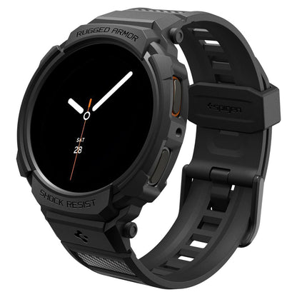 Housse Spigen Rugged Armor Pro pour Samsung Galaxy Watch8 40mm, Noir Mat ACS10005