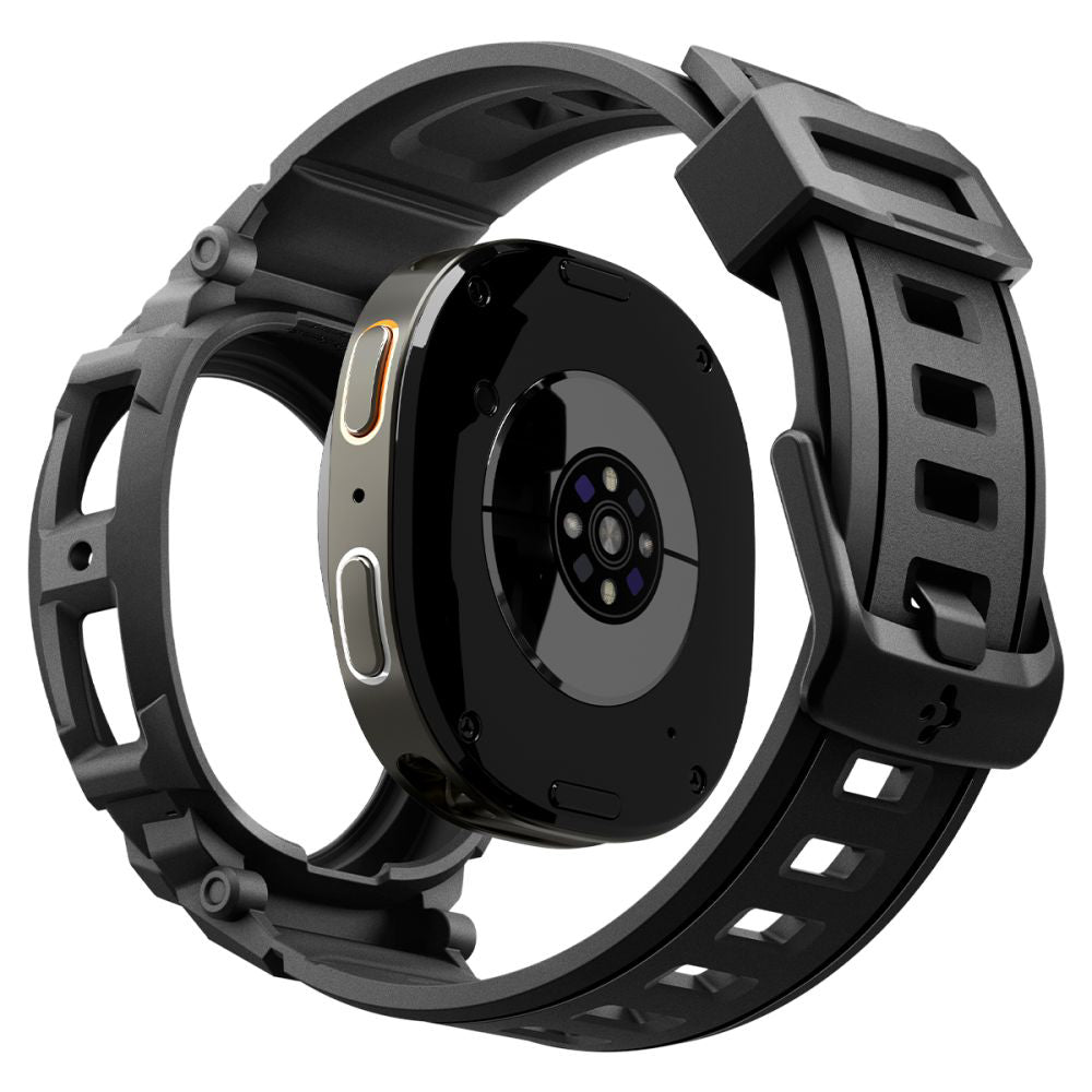 Housse Spigen Rugged Armor Pro pour Samsung Galaxy Watch8 40mm, Noir Mat ACS10005
