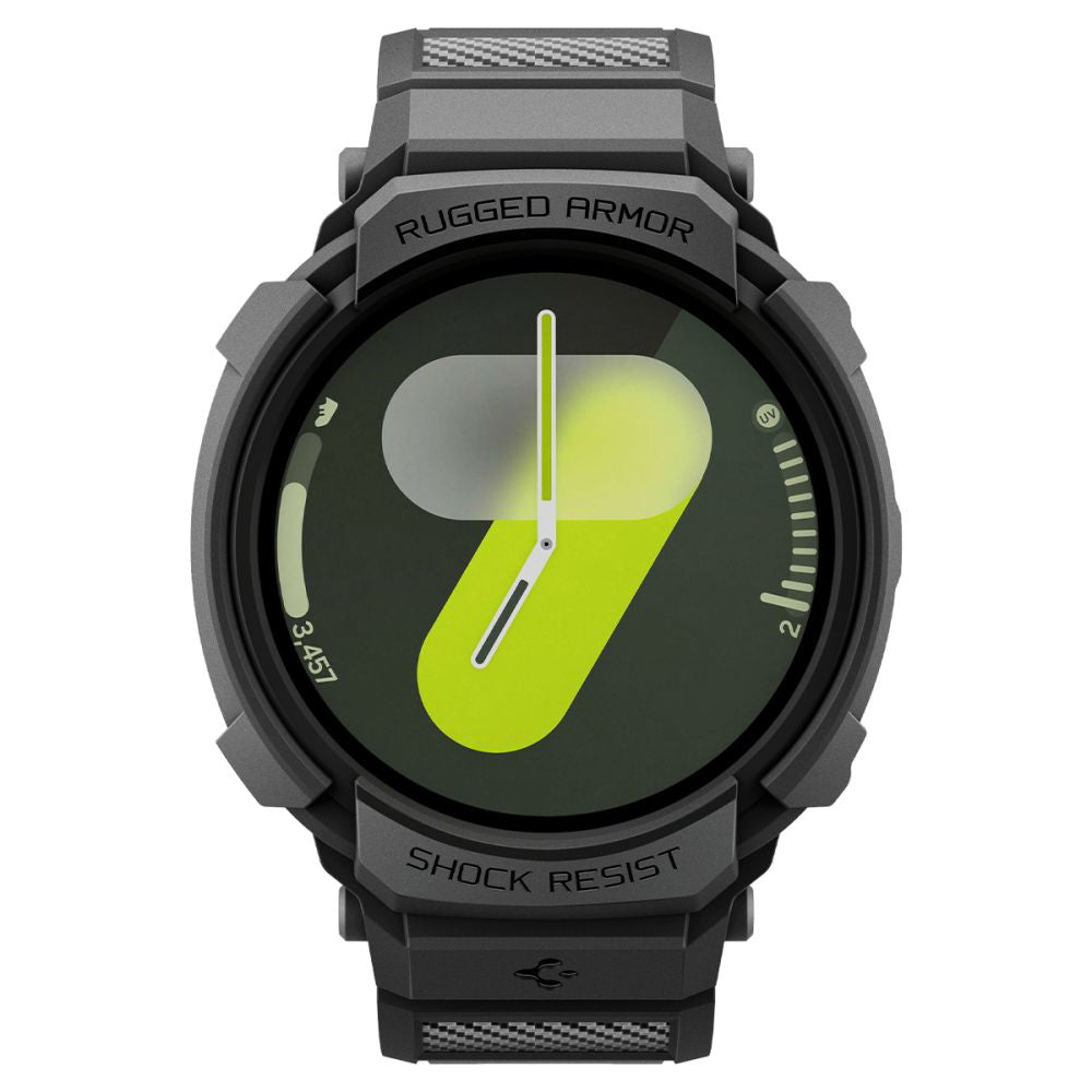 Housse Spigen Rugged Armor Pro pour Samsung Galaxy Watch8 40mm, Noir Mat ACS10005