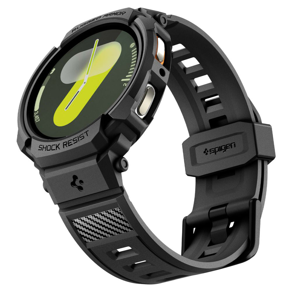Housse Spigen Rugged Armor Pro pour Samsung Galaxy Watch8 40mm, Noir Mat ACS10005