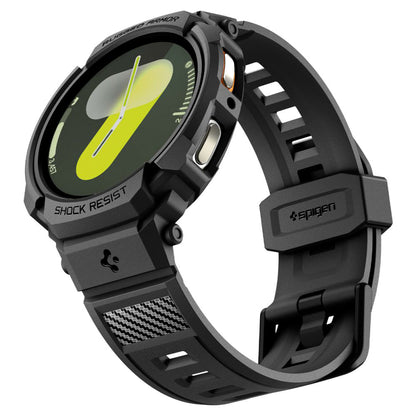 Housse Spigen Rugged Armor Pro pour Samsung Galaxy Watch8 40mm, Noir Mat ACS10005