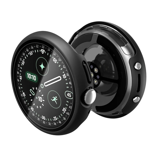 Coque Spigen Thin Fit 360 pour Google Pixel Watch 45mm Series, Noire ACS11746