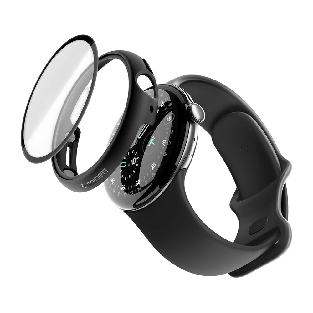Coque Spigen Thin Fit 360 pour Google Pixel Watch 45mm Series, Noire ACS11746