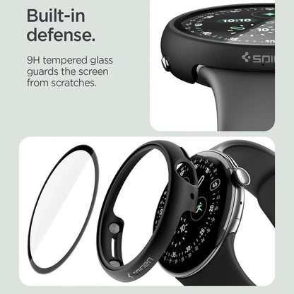 Coque Spigen Thin Fit 360 pour Google Pixel Watch 45mm Series, Noire ACS11746