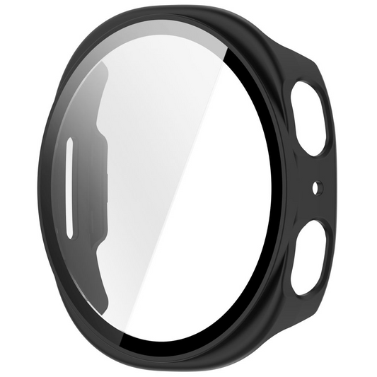 Coque Tech-Protect Defense pour Samsung Galaxy Watch9 / Watch8 40mm, Set de 2 pièces, Noire / Transparente