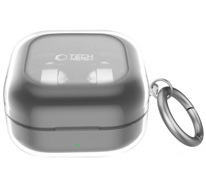 Coque Tech-Protect Flexair pour Samsung Galaxy Buds4 / Buds4 Pro, Transparente