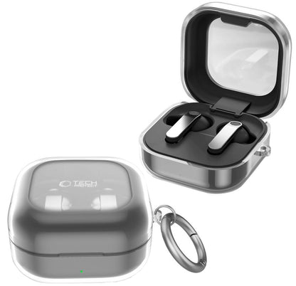 Coque Tech-Protect Flexair pour Samsung Galaxy Buds4 / Buds4 Pro, Transparente