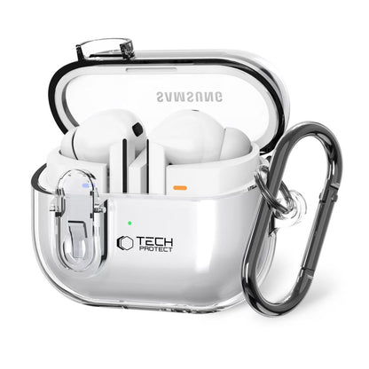 Étui Tech-Protect Flexair pour Samsung Galaxy Buds3 FE / Buds3 Pro / Buds3, Transparent
