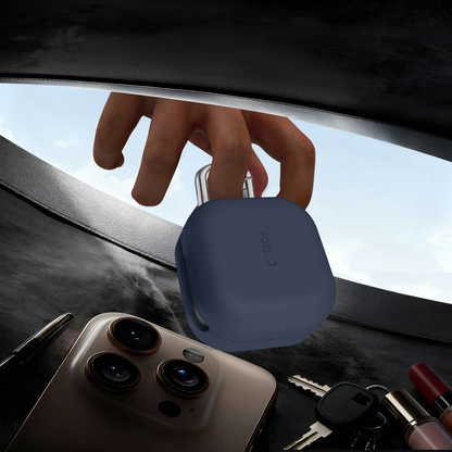 Étui Tech-Protect Silicone Hook pour Samsung Galaxy Buds4 / Buds4 Pro, Noir