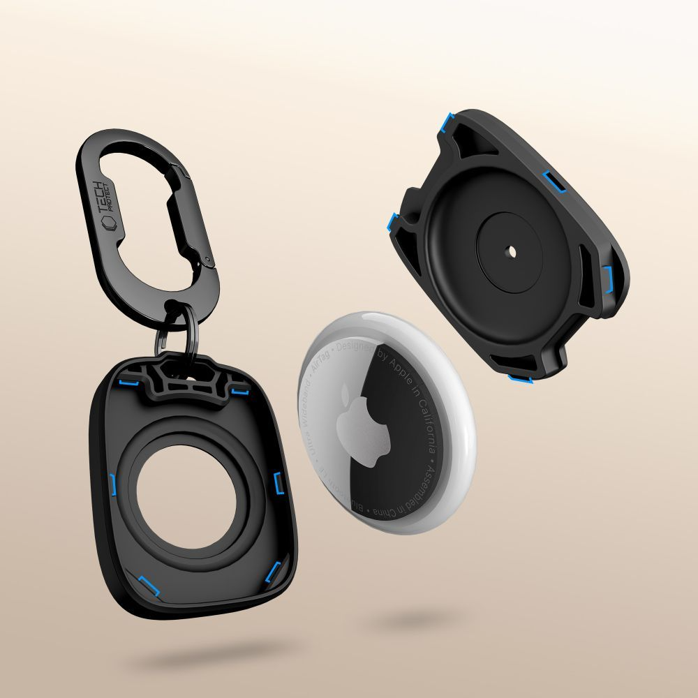 Étui Tech-Protect Velar pour Apple AirTag, Noir