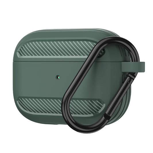 Coque Techsuit Carbon pour Apple AirPods 3, Vert