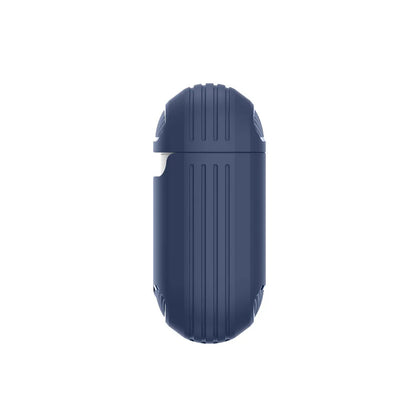 Coque Techsuit Carbon pour Apple AirPods Gen 2 / Gen 1, Gris
