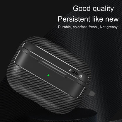 Étui Techsuit CarbonFiber pour Apple AirPods Pro 3, Noir