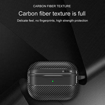 Étui Techsuit CarbonFiber pour Apple AirPods Pro 3, Noir