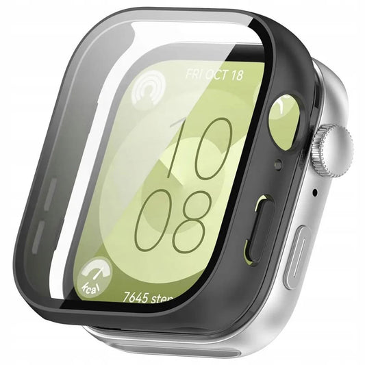 Coque Techsuit Defense360 Pro pour Huawei Watch Fit 3, Noire