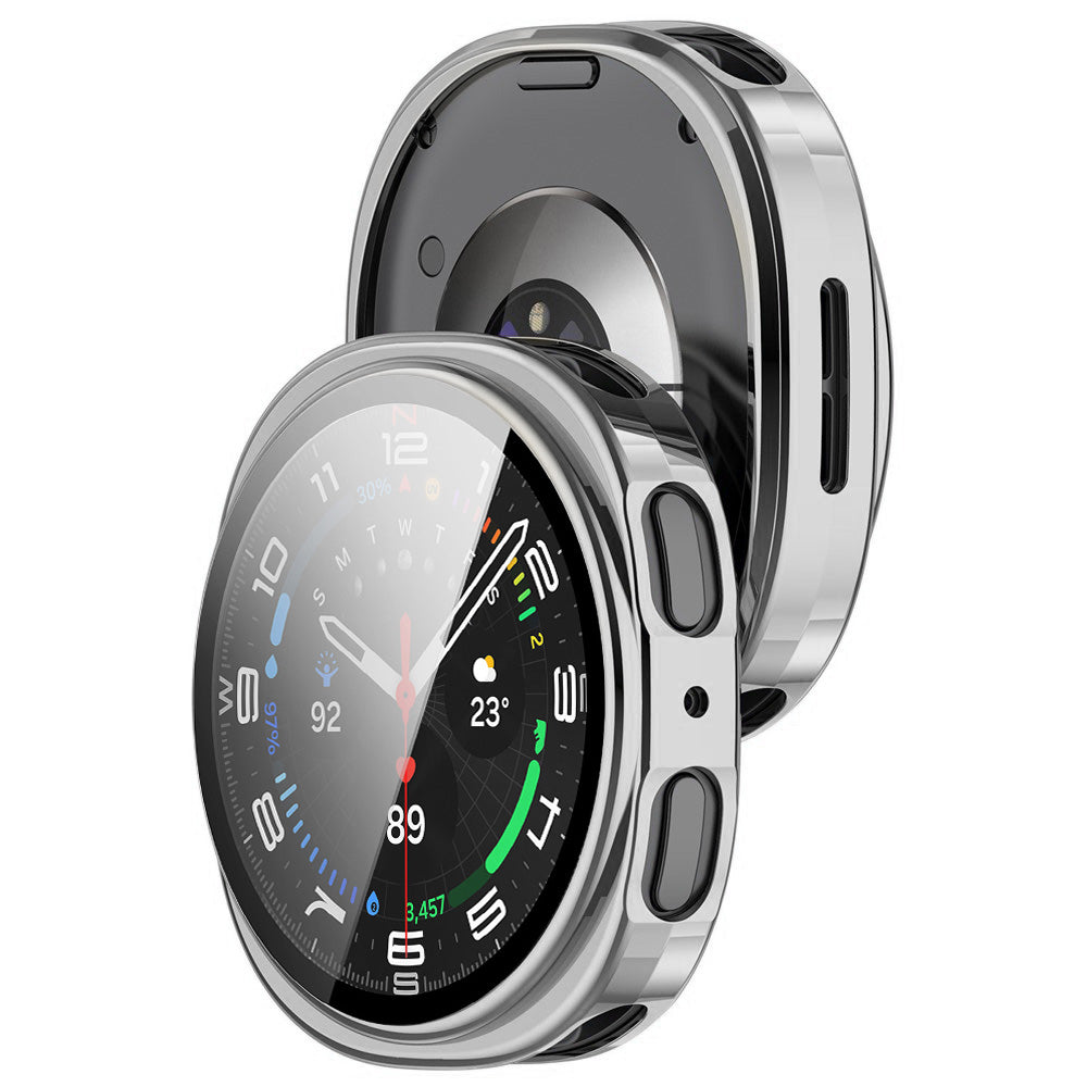 Coque Techsuit Defense360 Pro pour Samsung Galaxy Watch8 40mm, Argentée