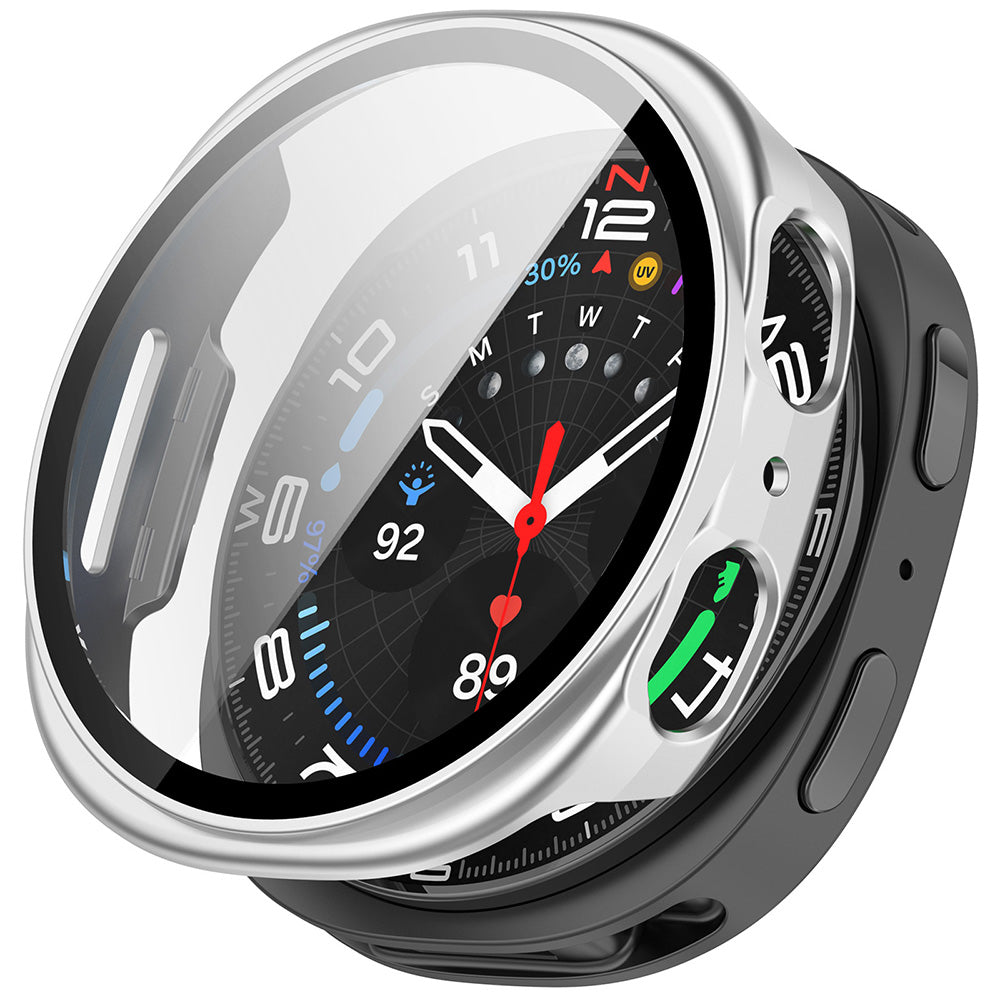 Coque Techsuit Defense360 Pro pour Samsung Galaxy Watch9 / Watch8 44mm, Argentée