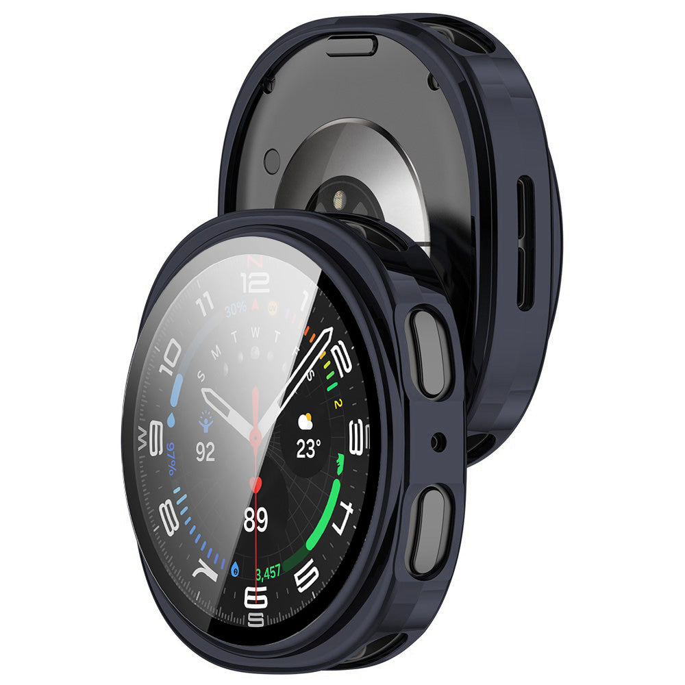 Coque Techsuit Defense360 Pro pour Samsung Galaxy Watch8 44mm, Bleu marine