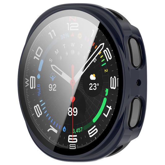 Coque Techsuit Defense360 Pro pour Samsung Galaxy Watch8 44mm, Bleu marine