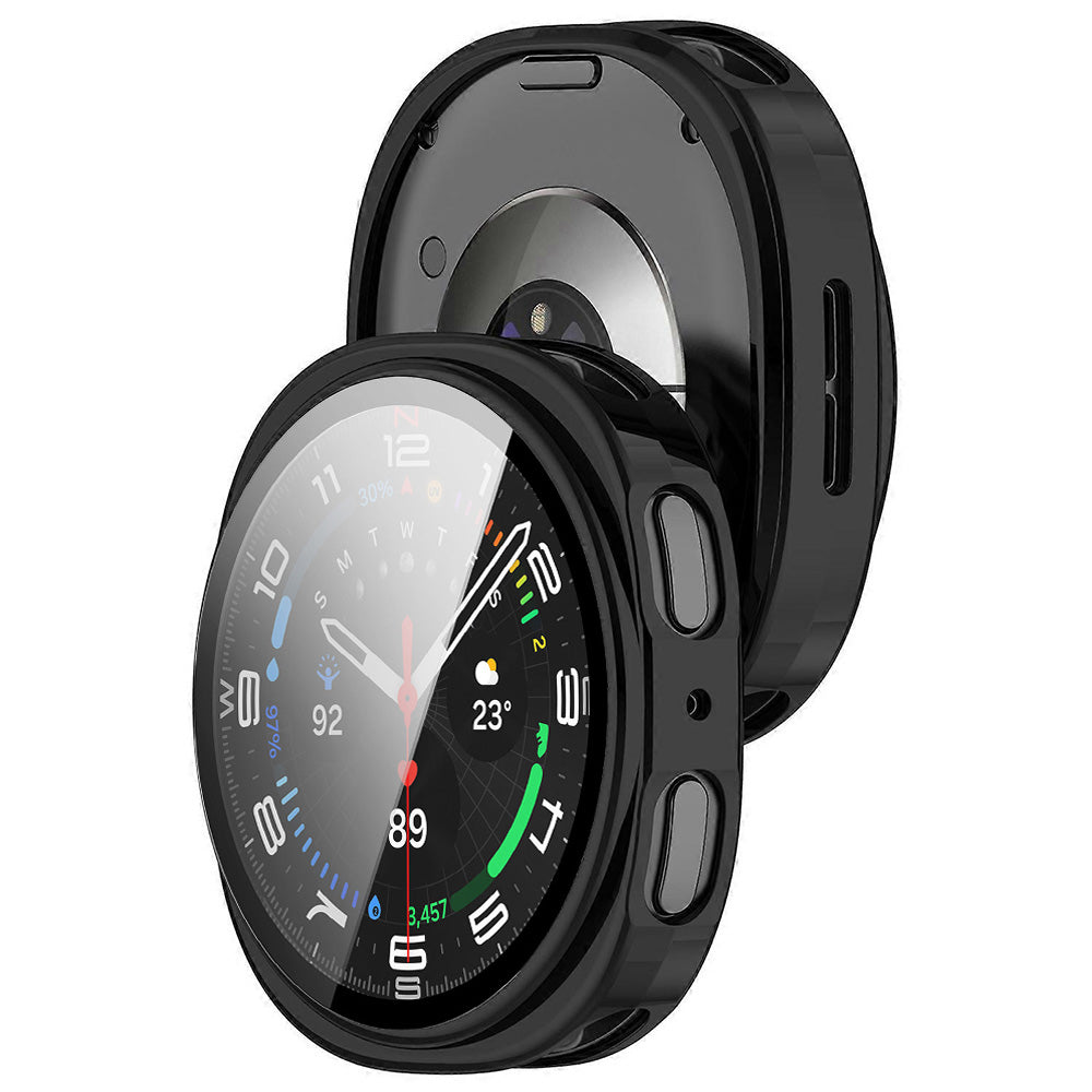 Coque Techsuit Defense360 Pro pour Samsung Galaxy Watch8 44mm, Noire
