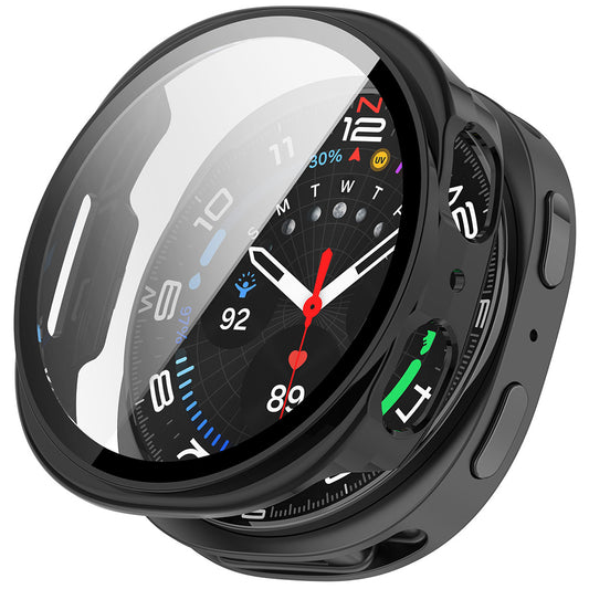 Coque Techsuit Defense360 Pro pour Samsung Galaxy Watch9 / Watch8 44mm, Noir Mat