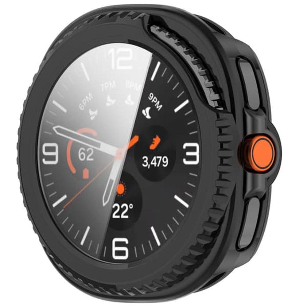 Coque Techsuit Defense360 Pro pour Samsung Galaxy Watch8 Classic, Noir Mat