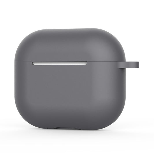 Coque Techsuit Silicone pour Apple AirPods 4, Gris