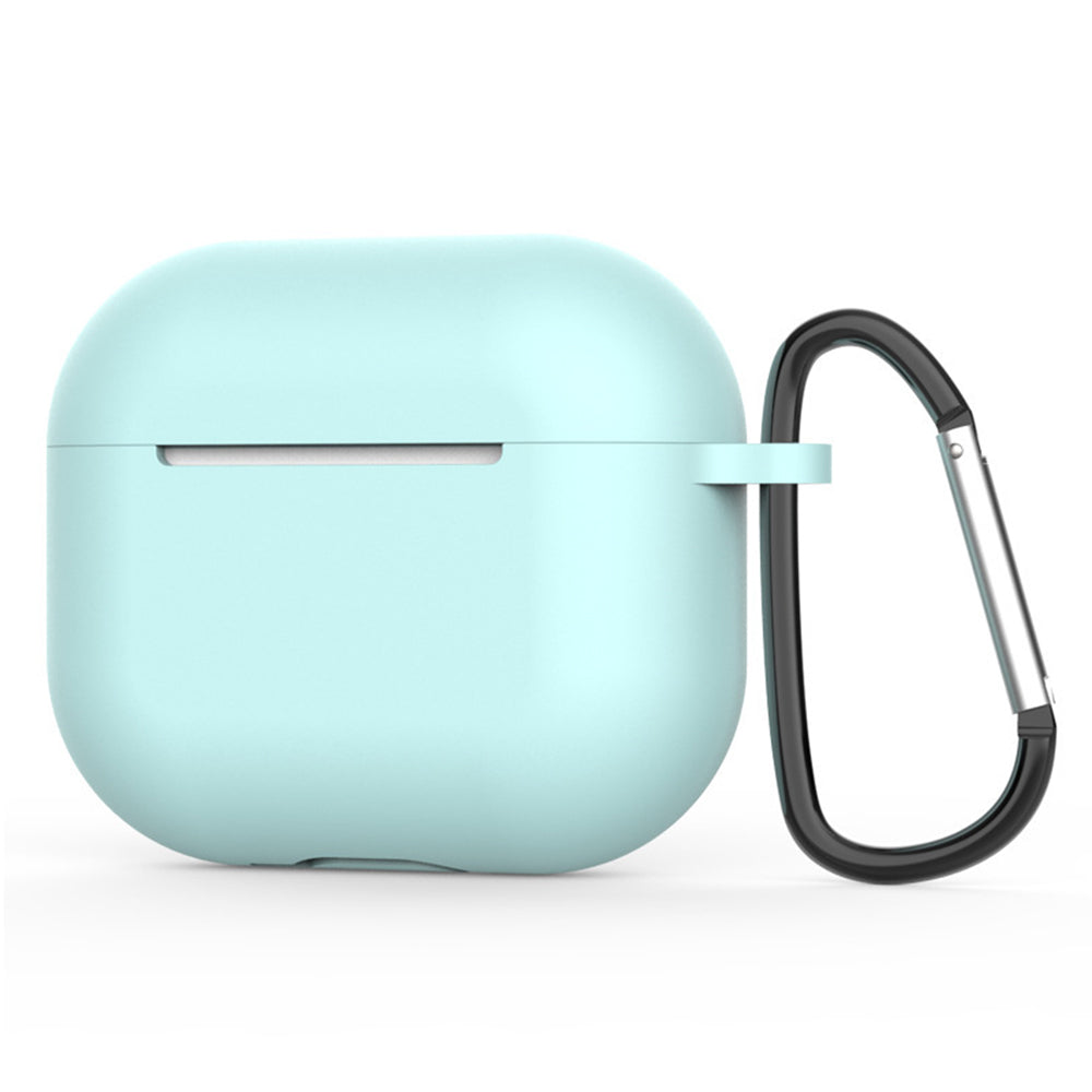 Coque Techsuit Silicone pour Apple AirPods 4, Turquoise Clair