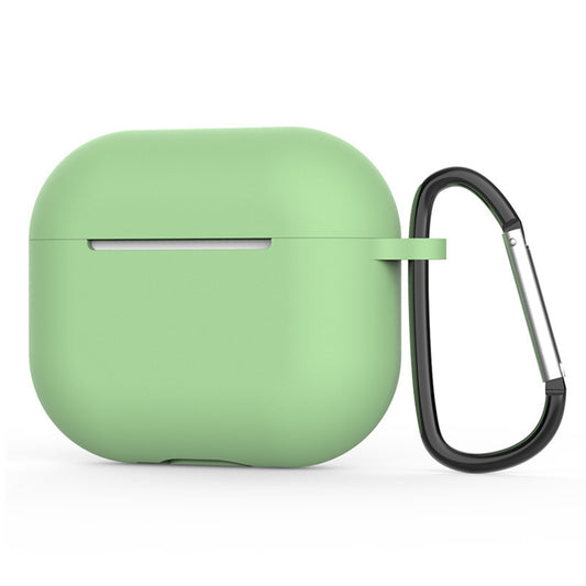 Coque Techsuit Silicone pour Apple AirPods 4, Vert Clair